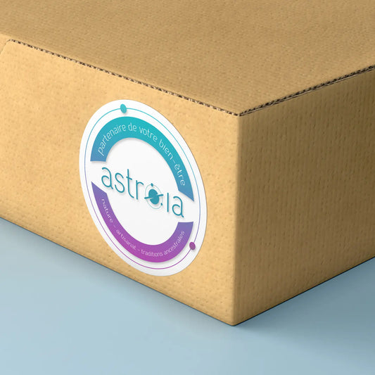 Adhésif molymère forme ronde