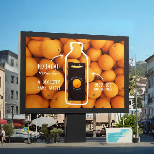 Affiche 4x3 sur panneau urbain