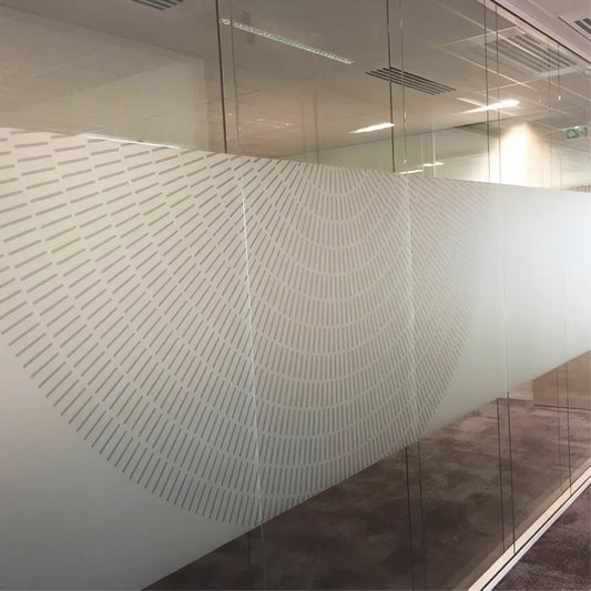 Sticker vinyle dépoli