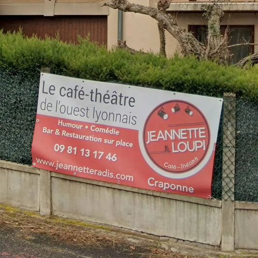 Banderole pvc enduite 500g