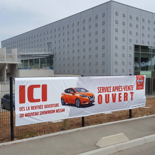 Banderole publicitaire PVC