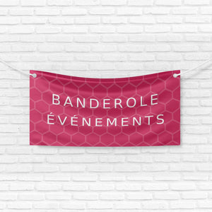 Banderole pour événements