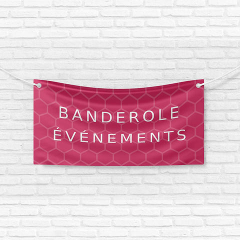 Banderole pour événements