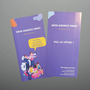 Imprimer Dépliant 2 volets 105x210