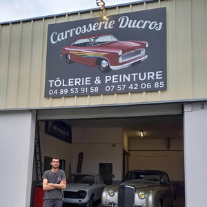 Enseigne imprimée en Aludibond pour magasin, commerce, garage