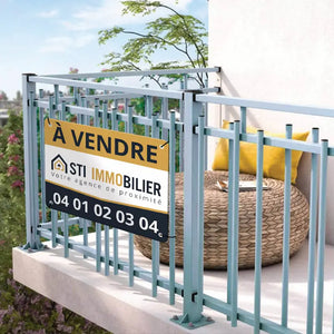 Panneau immobilier standard imprimé sur Akilux 