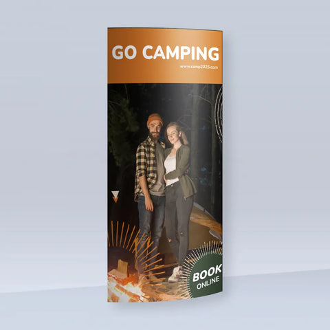 Totem elliptique carton cannelure